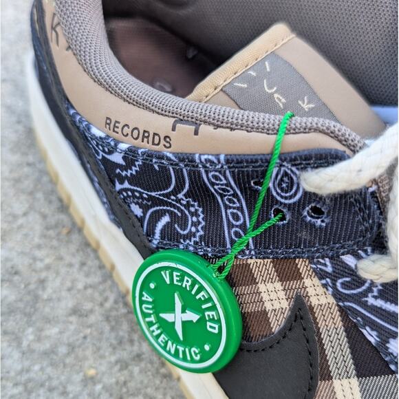 Nike Travis Scott x SB Dunk PRM QS Low Cactus Jack Sneakers, size 13.5 - Picture 3 of 7